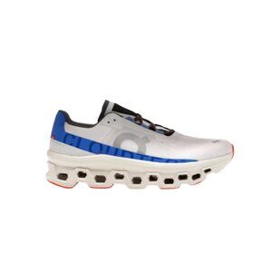 ON Cloudmonster Sneakers Running Shoes Womens 10.5 White Blue Cloudtec Trainers